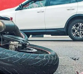 Example of motorcyclist killed and motorcycle accident fatality