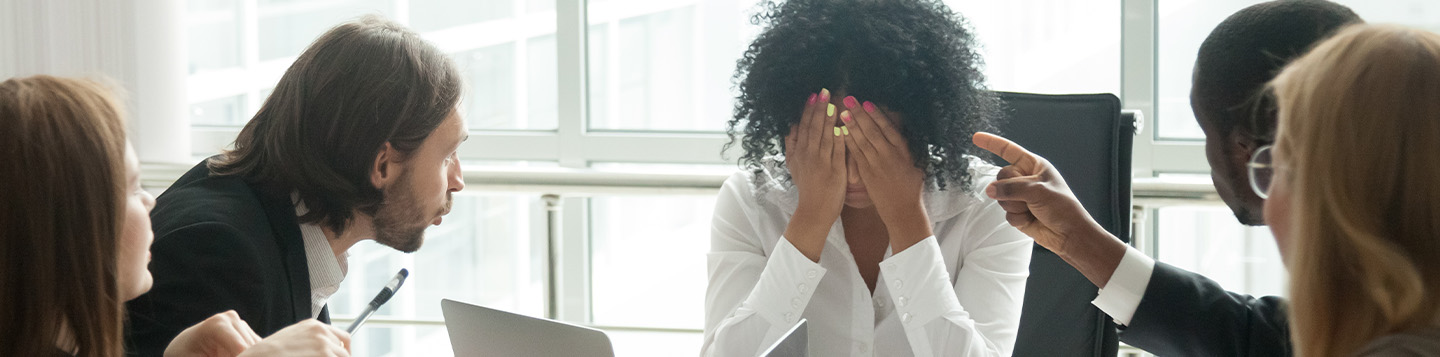 Image of person distraught after a motor vehicle accident.