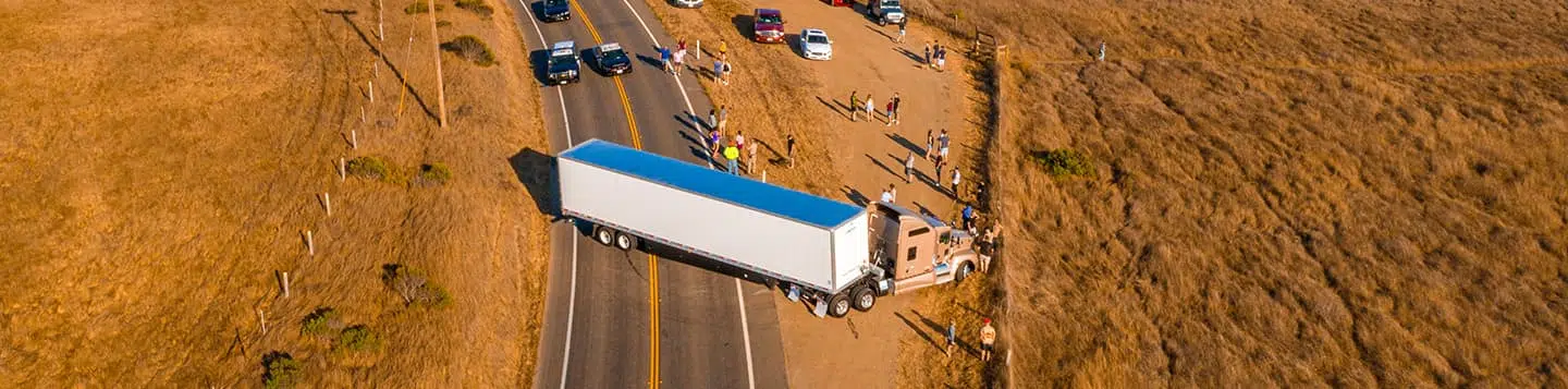 sue for being hit by a semi truck