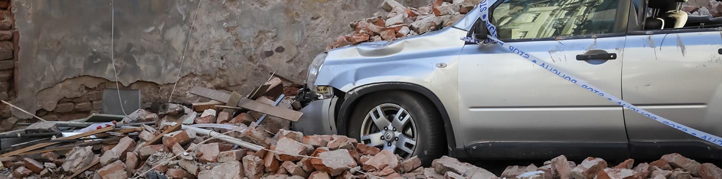 what to do if a vehicle damages your property